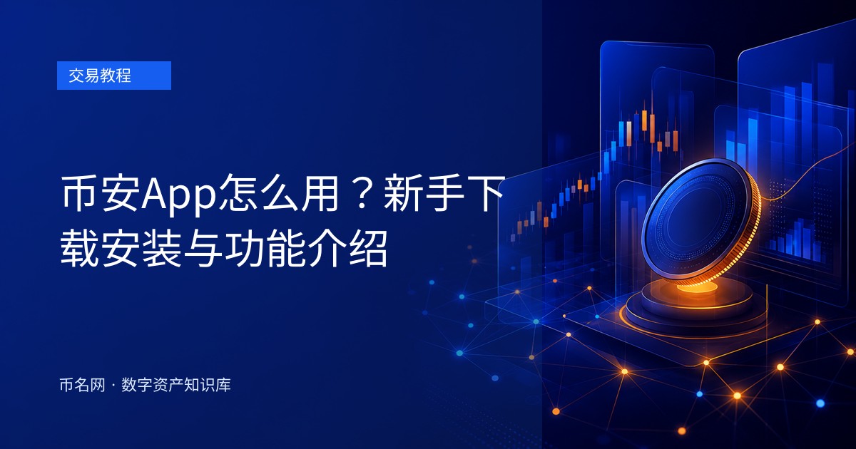 币安App怎么用？新手下载安装与功能介绍