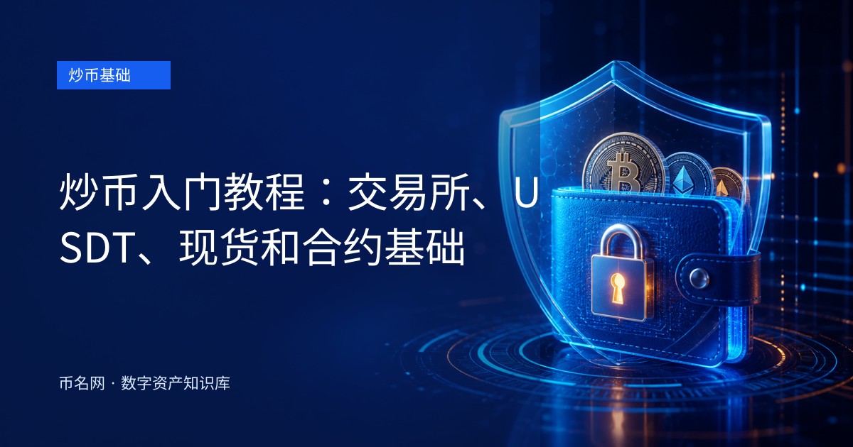 炒币入门教程:交易所、USDT、现货和合约基础