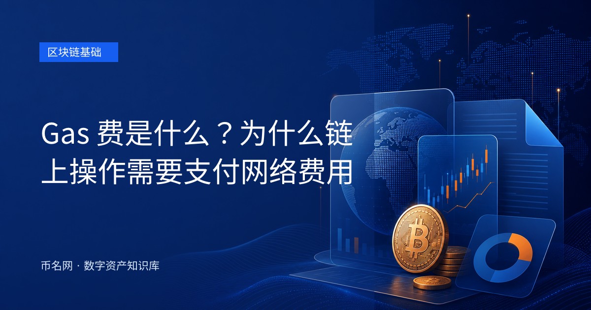 Gas 费是什么？为什么链上操作需要支付网络费用