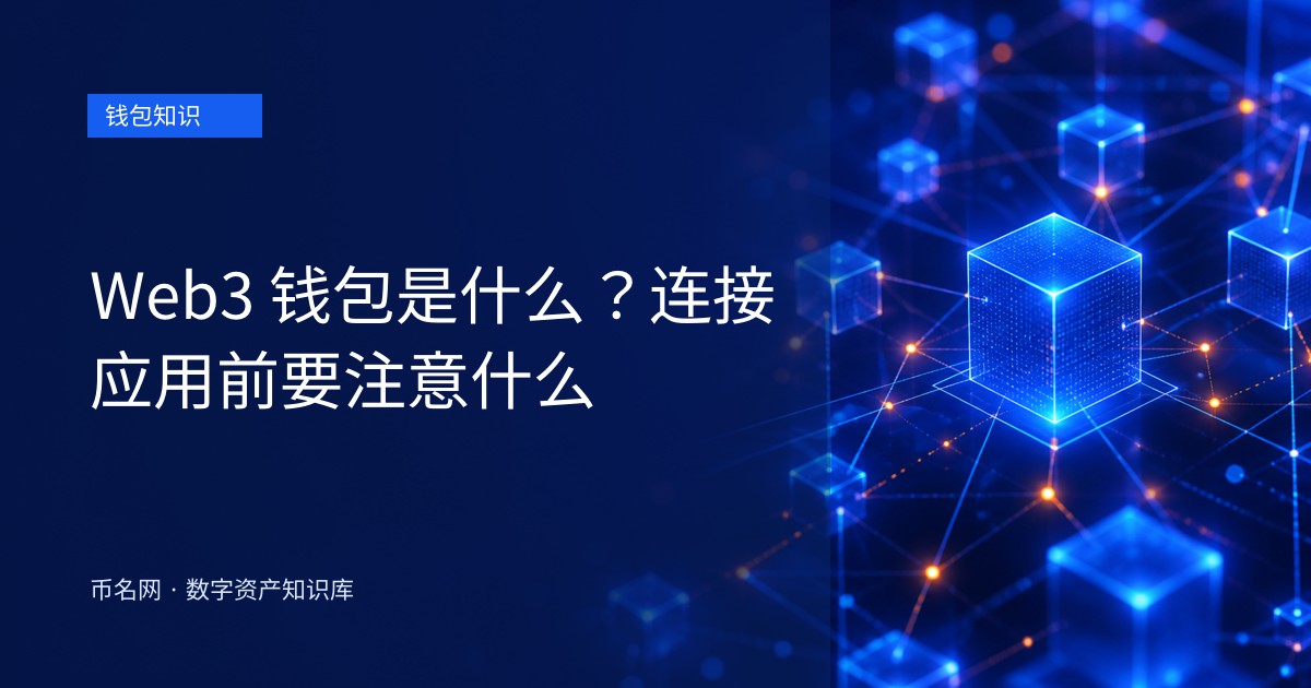 Web3 钱包是什么？连接应用前要注意什么