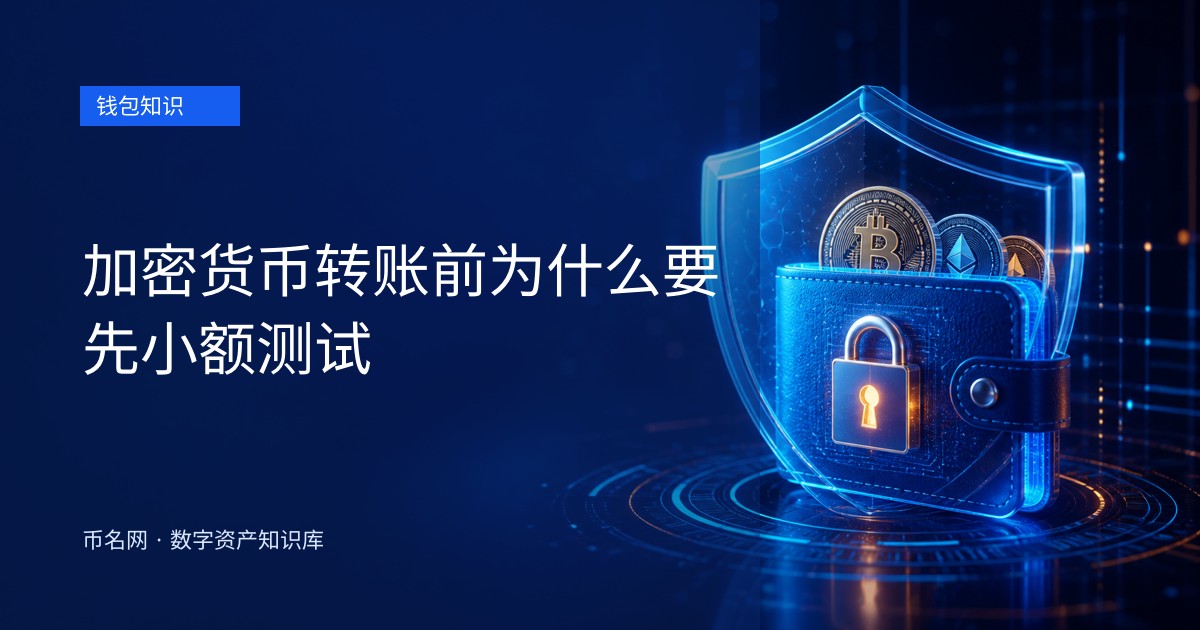 加密货币转账前为什么要先小额测试