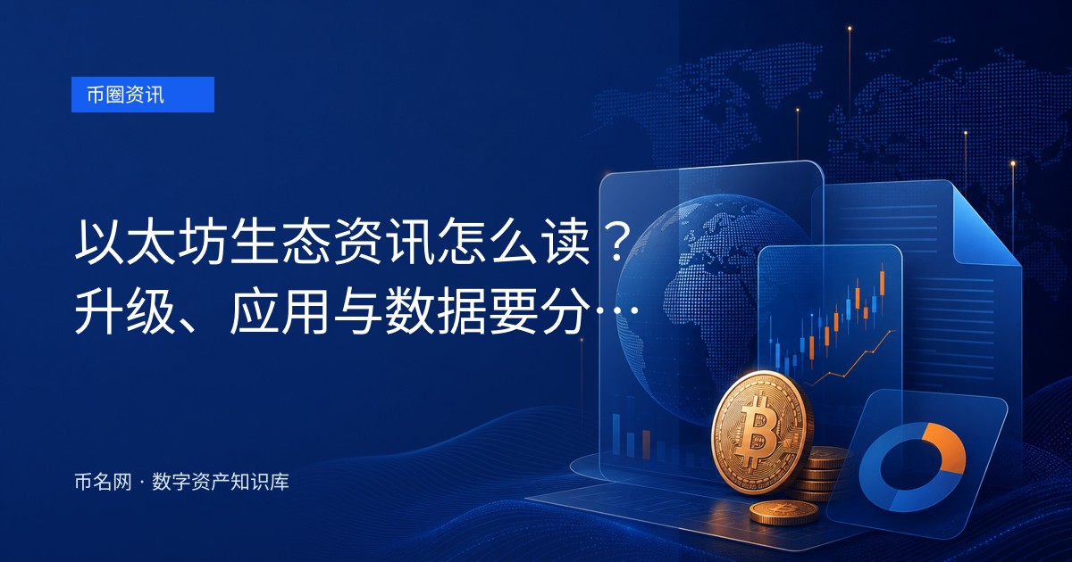 以太坊生态资讯怎么读?升级、应用与数据要分开看
