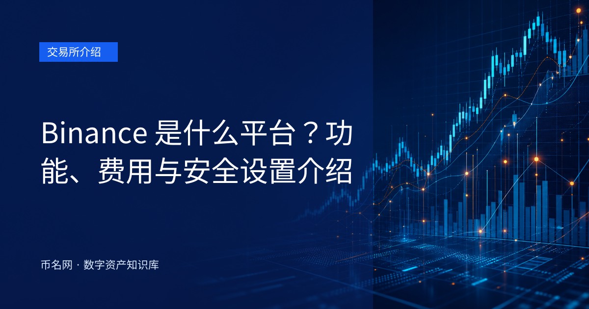 Binance 是什么平台？功能、费用与安全设置介绍