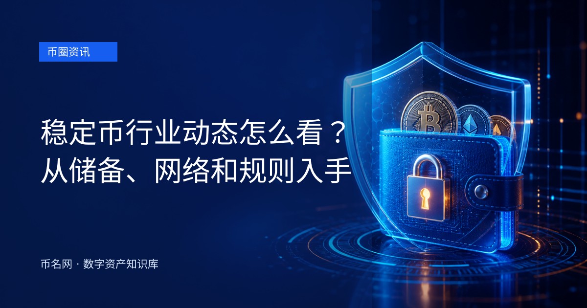 稳定币行业动态怎么看？从储备、网络和规则入手