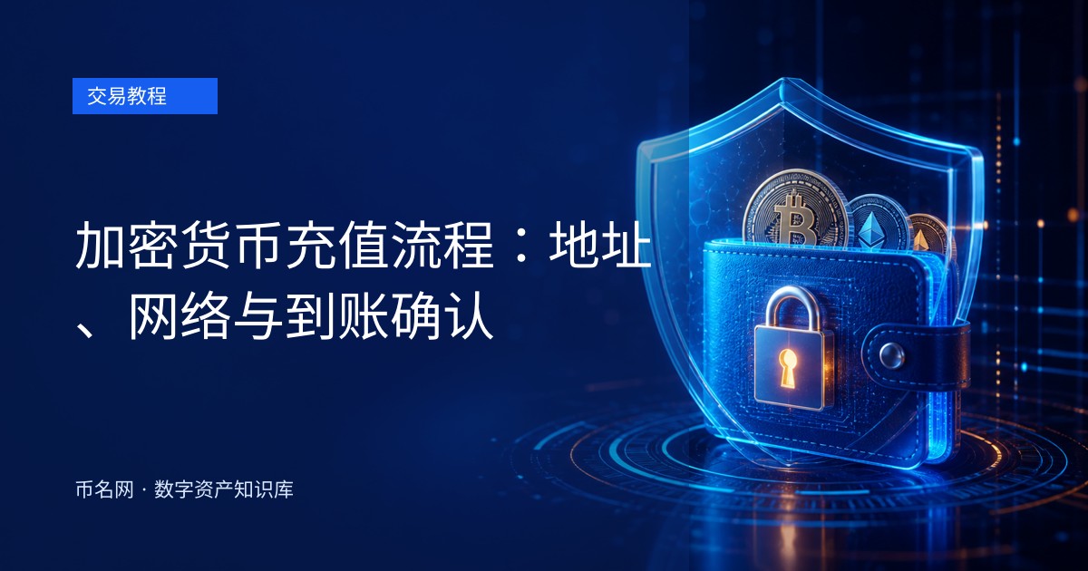 加密货币充值流程：地址、网络与到账确认