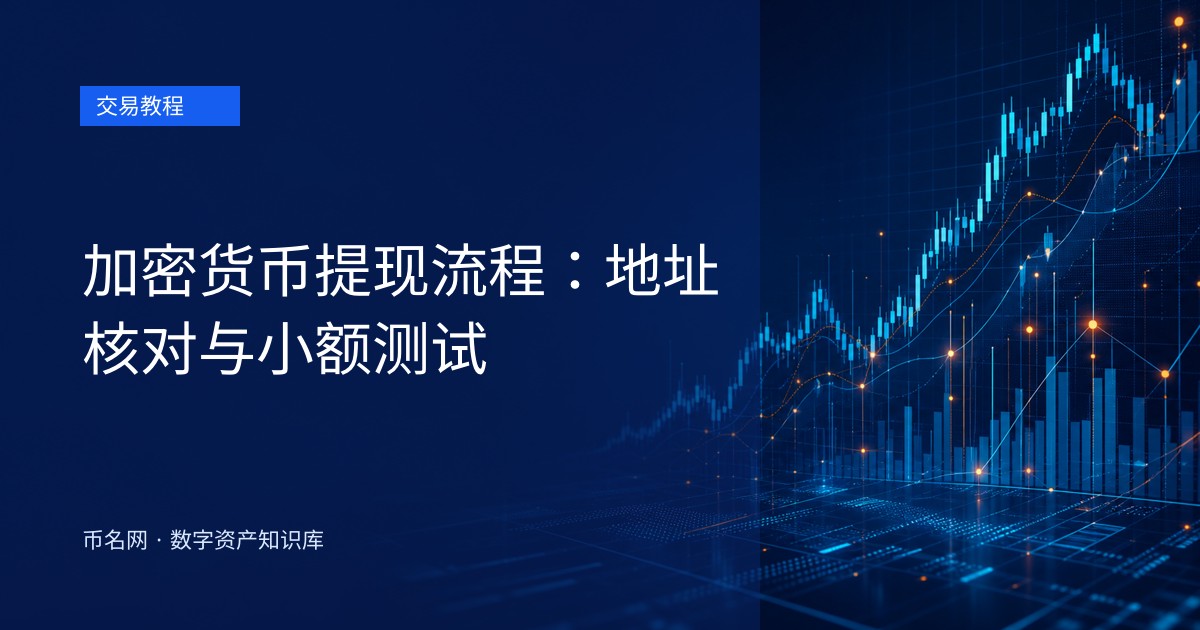 加密货币提现流程：地址核对与小额测试