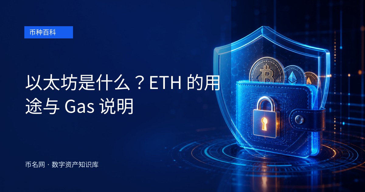 以太坊是什么？ETH 的用途与 Gas 说明