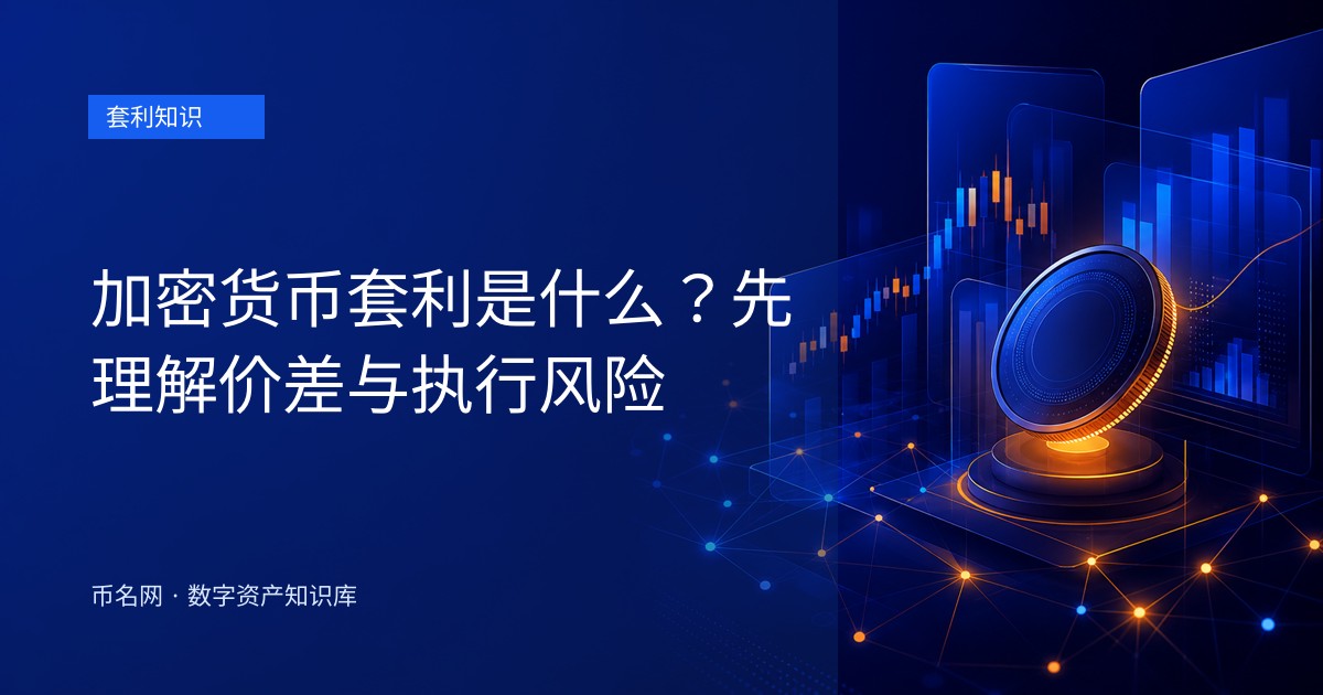 加密货币套利是什么？先理解价差与执行风险