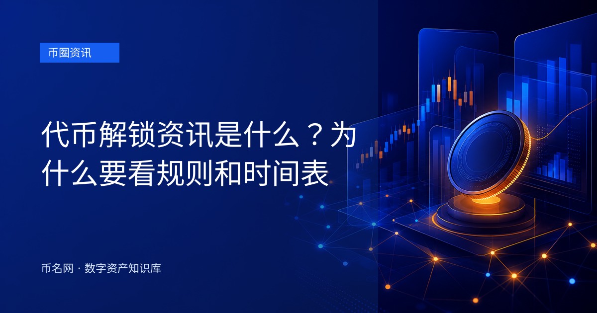 代币解锁资讯是什么？为什么要看规则和时间表