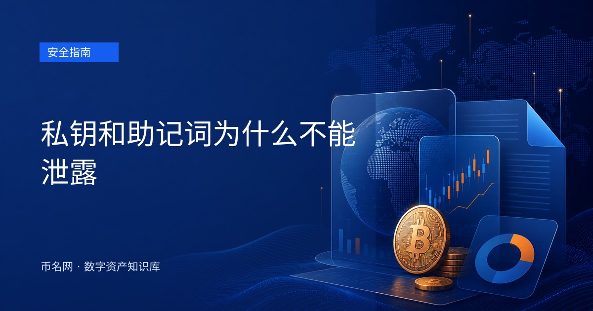 私钥和助记词为什么不能泄露