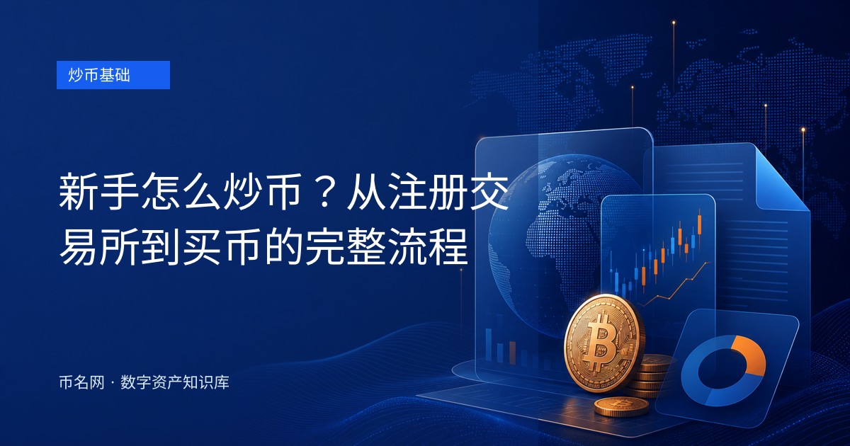 新手怎么炒币？从注册交易所到买币的完整流程